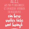 Postkarte Ein Herz voller Liebe