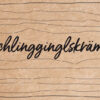 Postkarte Schlingginglskrämer