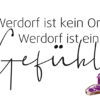 Postkarte Werdorf ist ein Gefühl